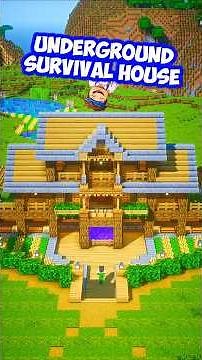 Minecraft Ultimate Survival House Tutorial 🏡 How to Build #minecraft