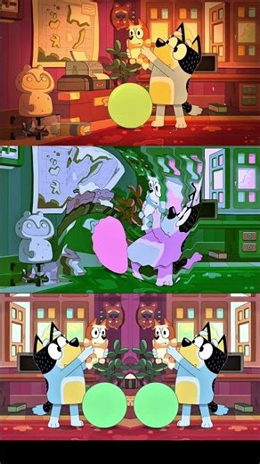 Yoga Ball | BLUEY effects sponsored by Klasky Csupo 2001 #short 💥