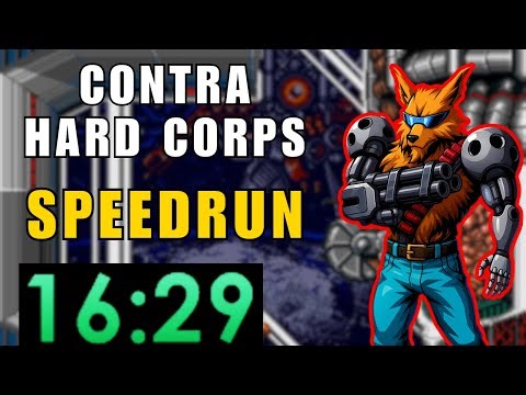 Contra: Hard Corps Speedrun in 16m 29s