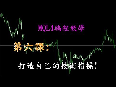 MQL4編程教學第六課：編程技巧大解密!打造自己的技術指標!