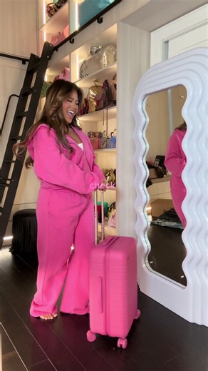 Travel in Style: Island Pink at the Airport