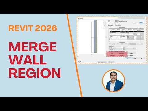Vertical Wall structure: Merge Layers in Revit
