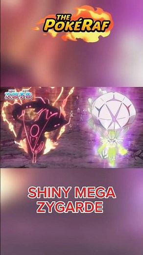 Amethio Mega Evolves Zygarde into Shiny Mega Zygarde in Pokémon Horizons #pokemon #pokemonanime