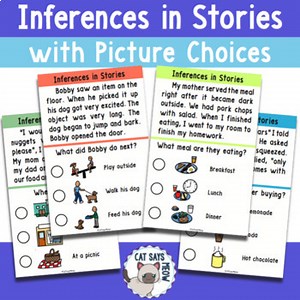 Inferences in Stories with Picture Choices; No Print   Distance Learning