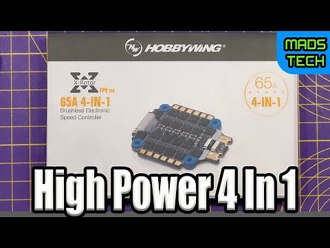 Hobbywing X-Rotor G2 65A FPV ESC - New G2 4-In-1