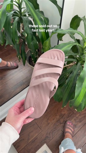 Stylish and Comfortable Croc Sandals in Truffle Color