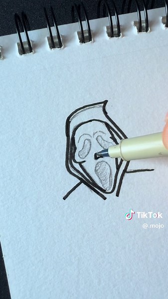 Step-by-Step Guide: Drawing Ghostface Tutorial