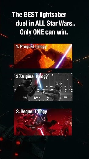 The BEST lightsaber duel in ALL Star Wars… Only ONE can win !