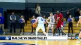 Malone vs. Grand Valley basketball