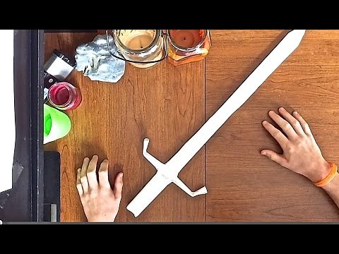 How to Make an Awesome Paper Sword (Easy Tutorial)