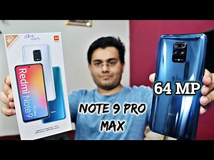 Redmi Note 9 Pro Max Unboxing & Review | 64 MP Camera | 33W Fast Charging | गेमिंग के लिए दमदार
