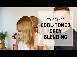 Cool-Toned Blonde Grey Root Blending Tutorial | Colorance | Goldwell Education Plus