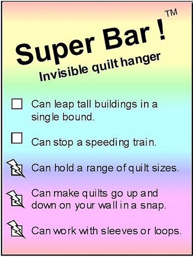 Invisible Quilt Hangers for Walls