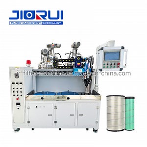[Hot Item] Full-Automatic Air Filter Gluing Machine PU Glue Injection Machine