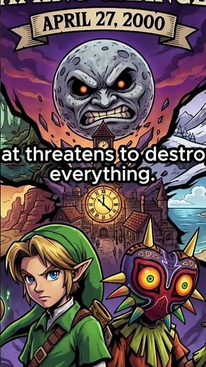 April 27, 2000: How Majora's Mask Changed Zelda Forever (The 5 Stages of Grief) #thisdayingaming