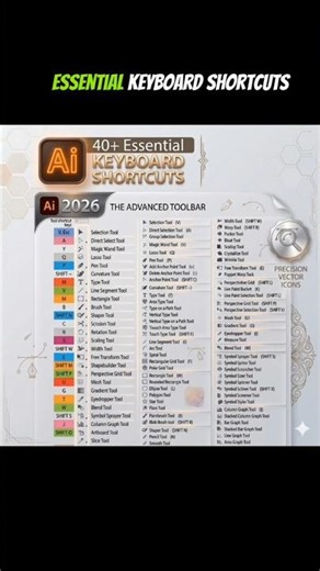 Important Adobe Illustrator Shortcuts for Beginners and for Professionals |#adobe #tutorial