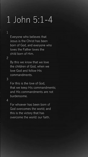 1 John 5:1-4