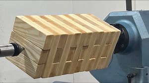 Turning Giant Jenga into Art: A Lidded Vase from Play to Precision