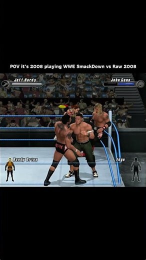 WWE SmackDown vs Raw 2008 gameplay PS2 #wwe #wweonps2 #wwesvr2008