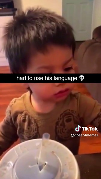 #kidsoftiktok #funny #memes | baby language