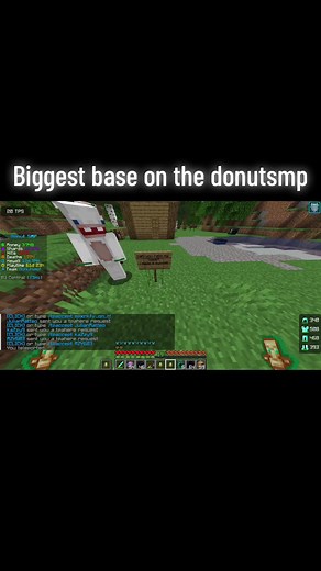 Biggest outside base on the donutsmp #donutsmp #base #trap #pastagamer08 #viral