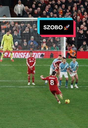 Dominik Szoboszlai's Incredible Free-Kick Goal for Liverpool