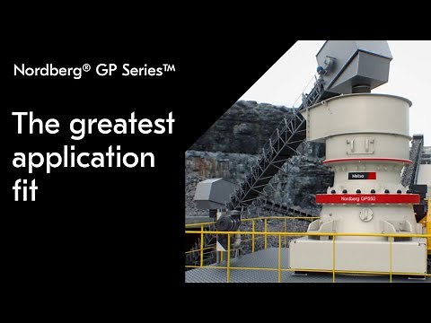 Discover the power of Nordberg® GP Series™ cone crushers