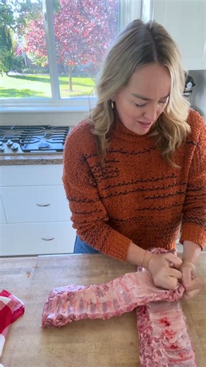 Day 21 of Crocktober: Slow Cooker BBQ Ribs 🤤 Fall-off-the-bone tender, saucy, smoky, and sweet — all the rib goodness with none of the grill stress. Just toss ‘em in, let the slow cooker work its magic, and get ready to lick your fingers clean. 🔥🍖 #Crocktober #SlowCookerRibs #BBQRibs #EasyDinners #EazyPeazyMealz Ingredients 2–3 racks of pork ribs 2 tablespoons salt and pepper mix 3 tablespoons BBQ rub seasoning mix 1–2 cups BBQ sauce Prep the ribs: Remove the silver skin from the back of each