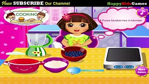 Dora the explorer Games - DORA BLUEBERRY ICE CREAM GAME_ - Walkthrough 1080P