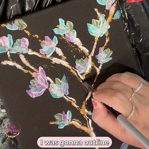 11K views · 108 reactions | Brush Painting with Interference Paints! I was on an RV trip and could only bring a few supplies, so I decided to play with interference colours! Although it isn’t a masterpiece, it’s so fun to layer them and watch them shine on the canvas! Thoughts? #paint #colour #art #painting #howto | Lisa Marvin Art | Facebook