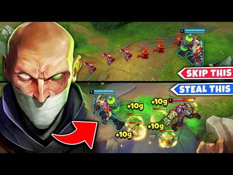 Why SKIPPING the first wave on Singed is actually big brain... (STEAL THEIR KRUGS)