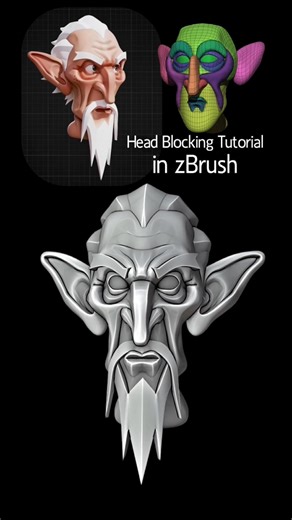 zBrush 3D Character Modeling & Sculpting Step by Step Tutorials
