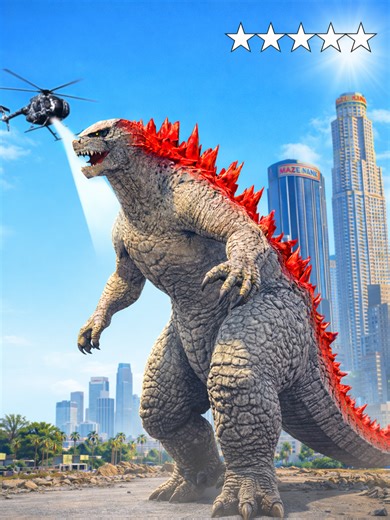 DEVENIR GODZILLA SUR GTA 5 : Chaos à Los Santos !