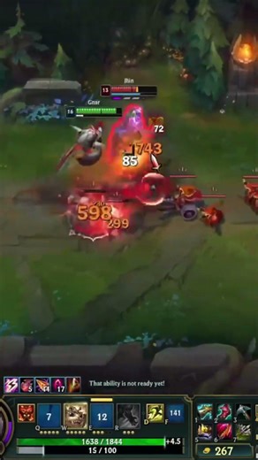 Melting Jhin With Lethality Gnar!🔪🩸#leagueoflegends #gnar #gnarclips #shorts