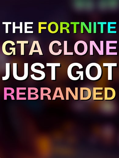 The Fortnite GTA clone has been forced to rebrand! #GTA #GTA6 #GTAVI #Fortnite #TypicalGamer