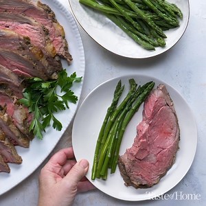 Restaurants have nothing on this recipe. For a true meat lover, it's very easy and the results are beyond belief. Get the recipe for Salt Encrusted Prime Rib: https://trib.al/stoIvNG | Taste of Home