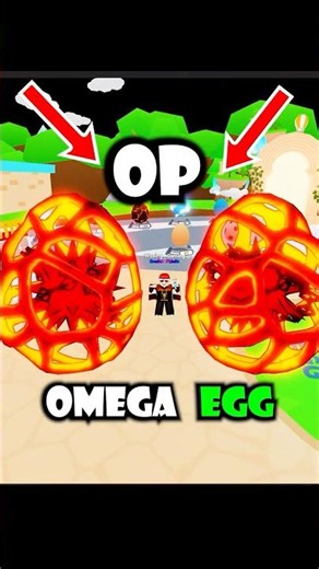 Opening Luckiest Omega Eggs in BGSI #roblox #shorts