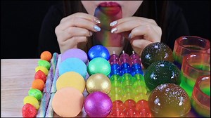 #candys #mukbang #asmr #eating #eatingsounds #sheetjelly #rainbowjelly #macaron #cupjelly #sweet #dessert #fruit #jelly #candy #planet #popularfood