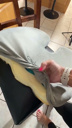 Gel-Enhanced Memory Foam Seat Cushion Ergonomic Support for Office Chair Home Car Travel Non-Slip