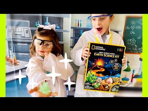 Fun with National Geographic MEGA Science Series Earth Science Kit