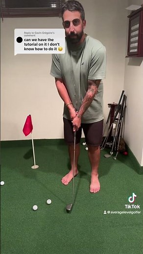 Left hand lower putting grip tutorial #golf #putting #lefthandlower