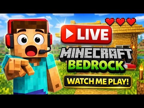 🔴 LIVE: Minecraft Bedrock Survival | Part 4