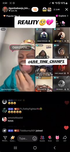 Exploring Reality: The Emotional Journey of Live Time Champ