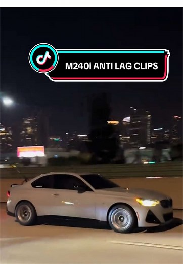 BIG TURBO M240i ROLLING ANTI LAG CLIPS☠️ #fyp #bmw #m2 #carsoftiktok #racing