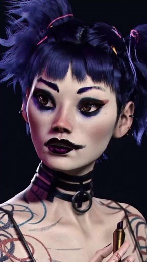 The witness #lovedeathandrobots #thewitnesscosplay #thewitnesslovedeathandrobots #makeup #makeuptutorial #lovedeathrobotscosplay