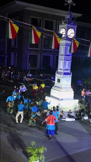 Celebrations in Seychelles for the unveiling of the restored Clock Tower in Victoria