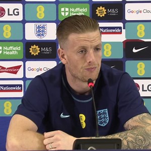 5.2K views · 1.4K reactions | Jordan Pickford speaks to the press about Harry Maguire's performance against Iran and backs the defender's ability | Manchester United FC - Mirror Football | Facebook