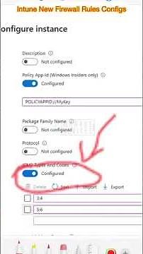 Latest Intune Firewall Rules Configurations | AppID | Whitelisting of URLs | Allowed ICMP Type