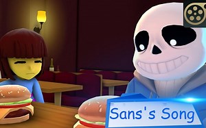 中文字幕【UNDERTALE 3D动画】sans的歌