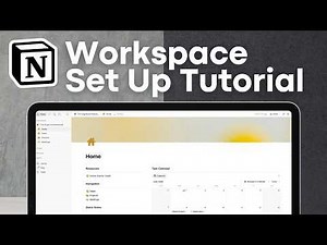 How to Set Up a Notion Workspace | Projects, Tasks, Meetings & More
